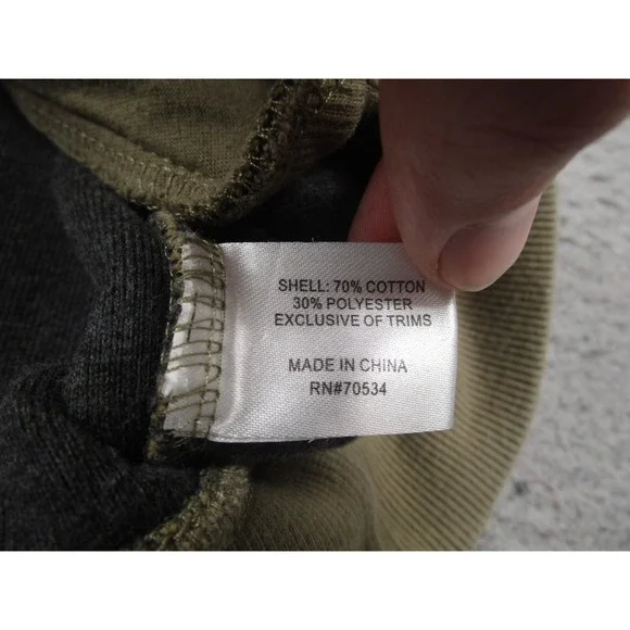 Orvis Jacket Mens Medium Brown Full Zip Pockets Cotton Blend - Picture 6 of 9